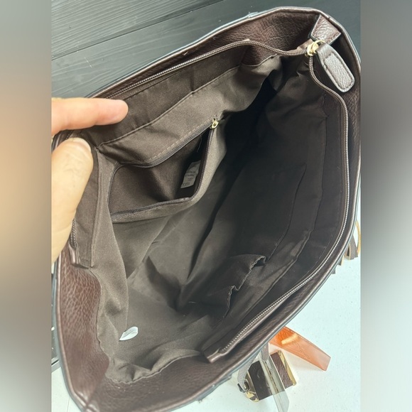 Carry and Conceal Bag Purse Navy Blue and White with Black trim BULLDOG Cases - Picture 8 of 12